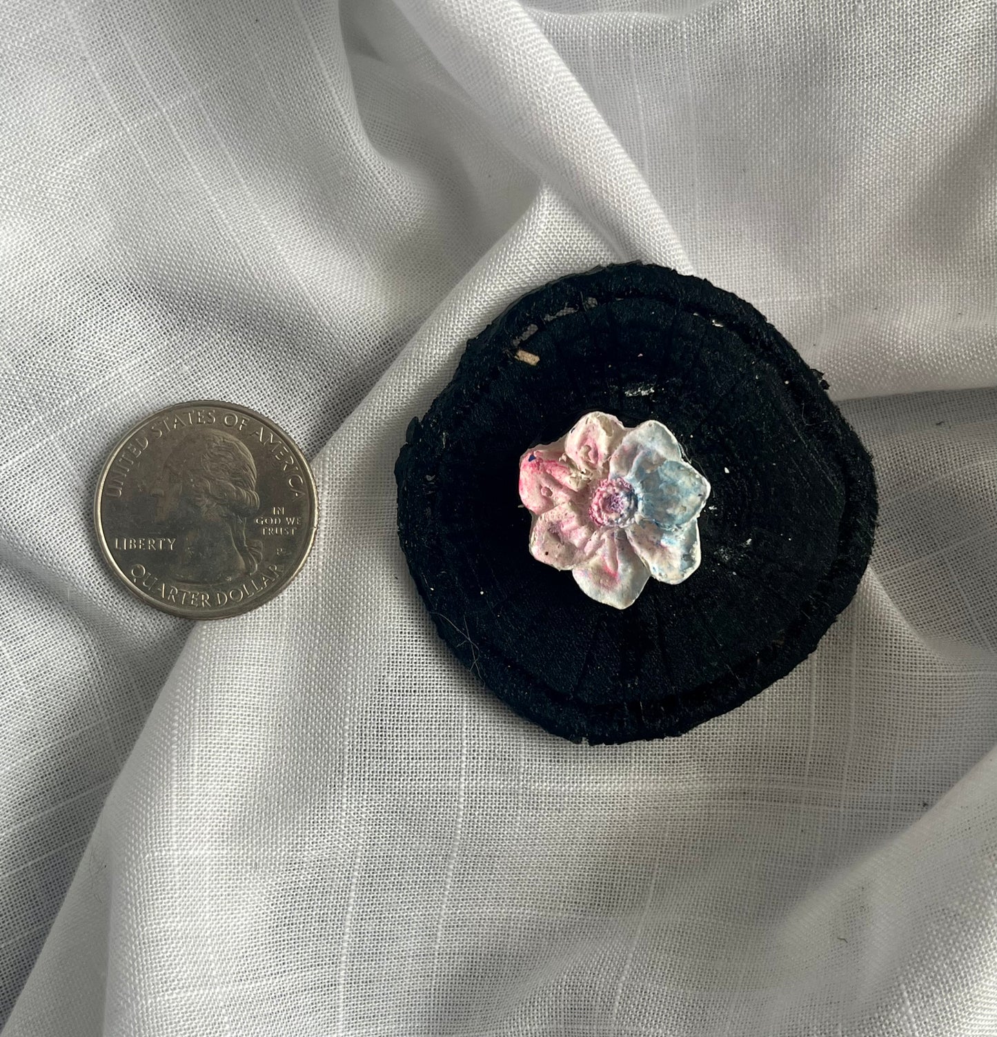 Blue & Pink Flower Magnet