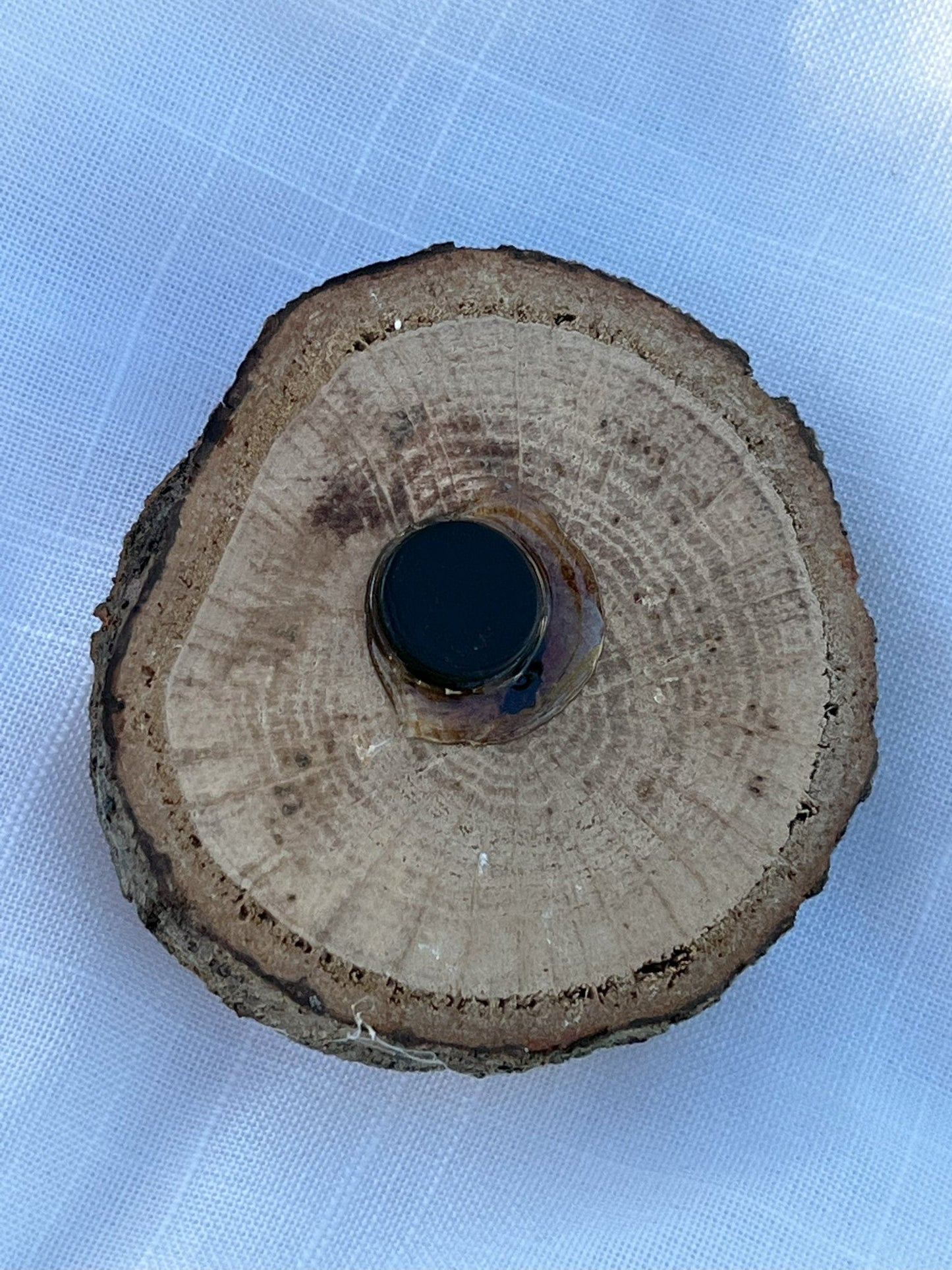 Grim Reaper Magnet Wood and Clay Magnet - Rainbow In The Pines