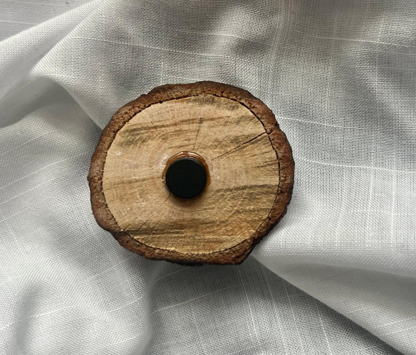 Seahorse Magnet - Blue & Purple Wood and Clay Magnet - Rainbow In The Pines