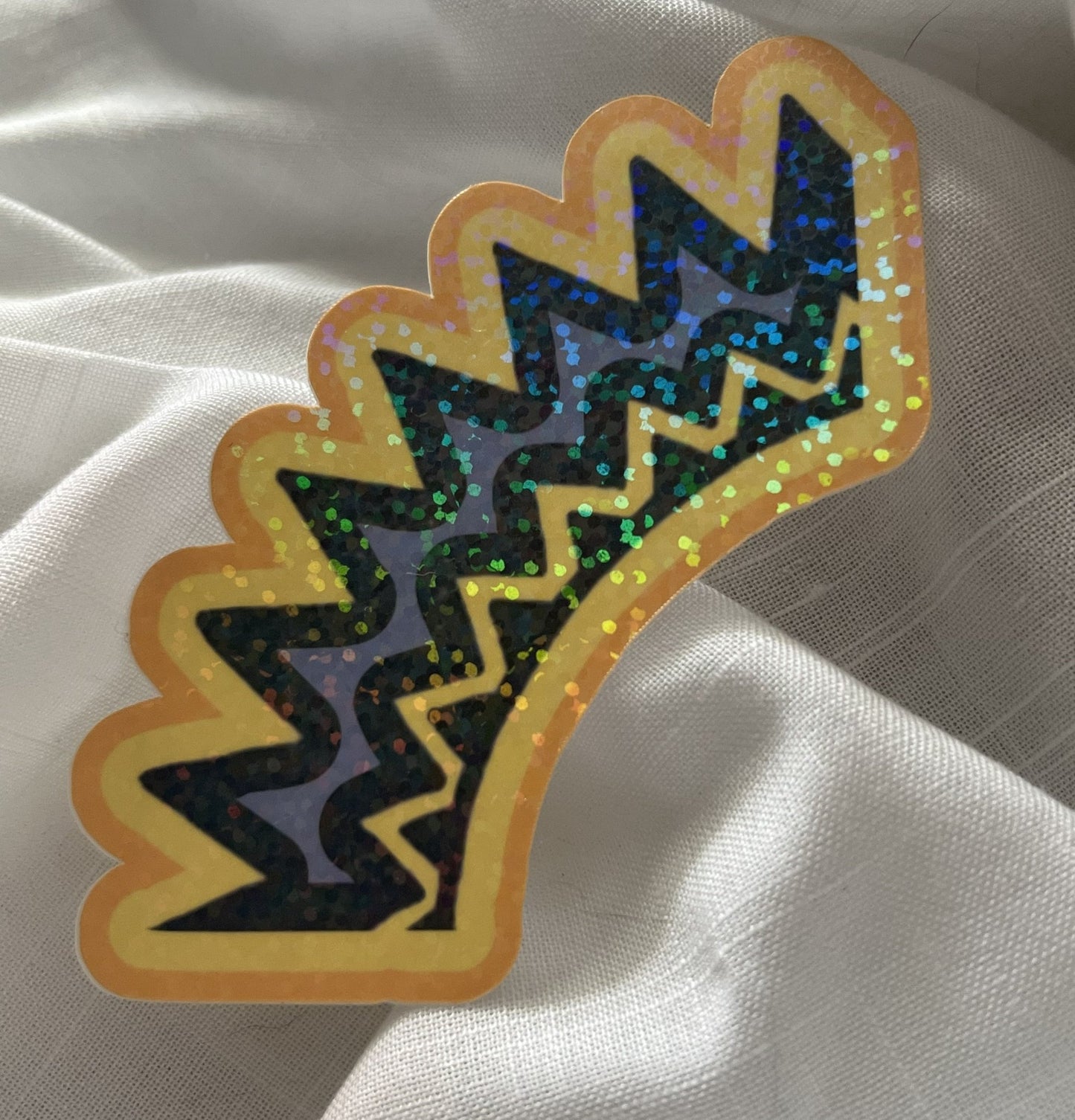 Waterproof Vinyl Stickers (3") - Rainbow In The Pines