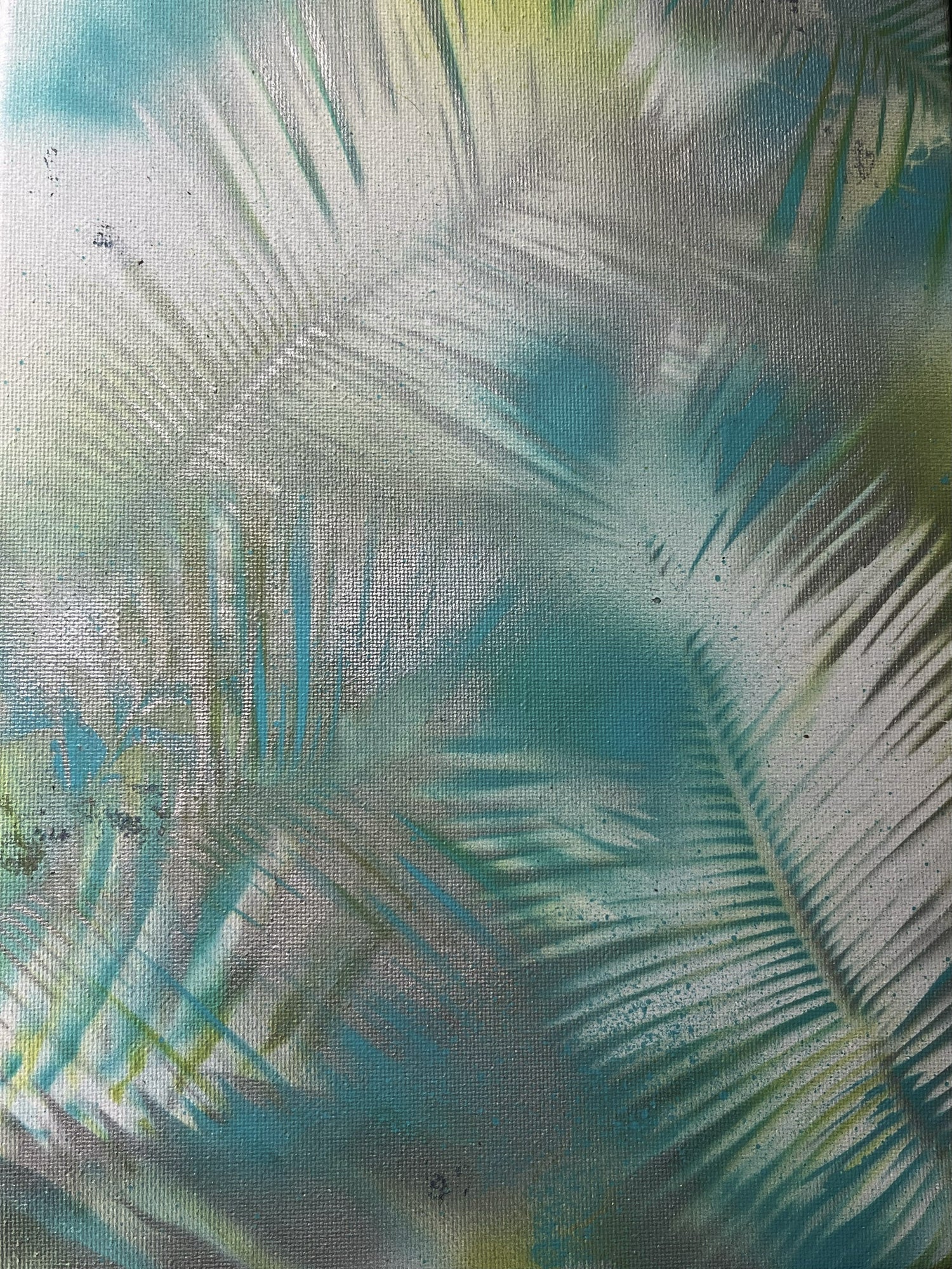 Canvas Paintings - Rainbow In The Pines