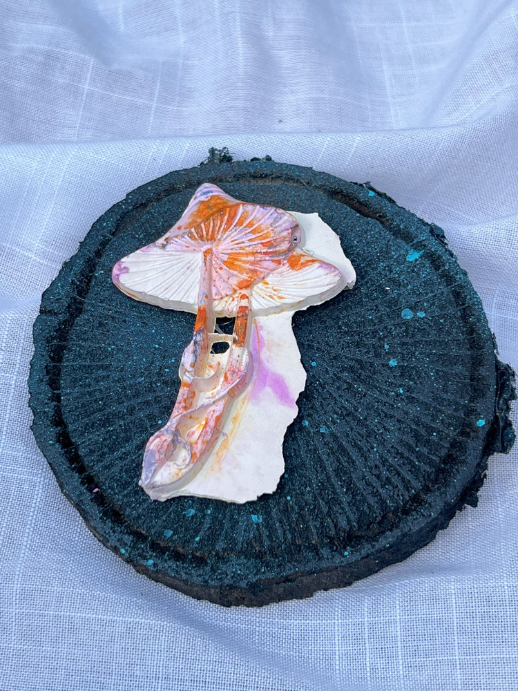 Clay and Wood Magnets - Rainbow In The Pines