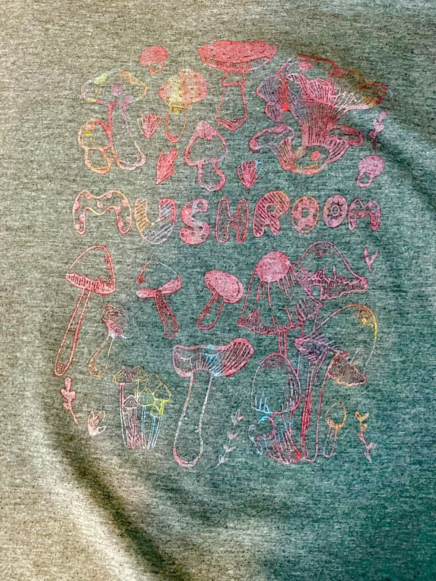 Mushroom Shirt (Eco-threads) - Light Colors