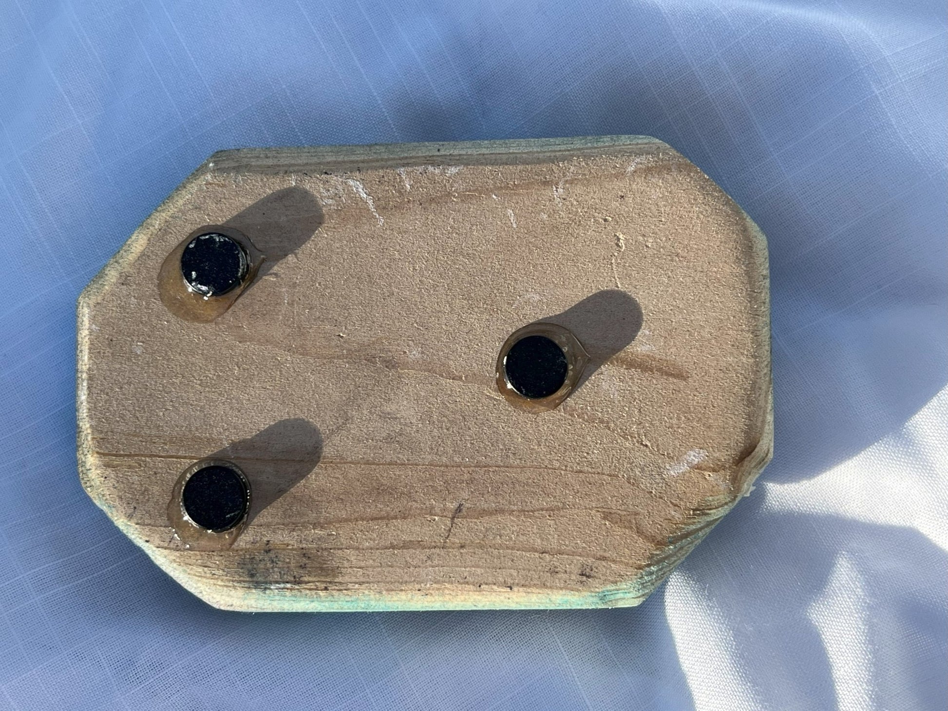 Lungs and Flower Magnet Wood and Clay Magnet - Rainbow In The Pines