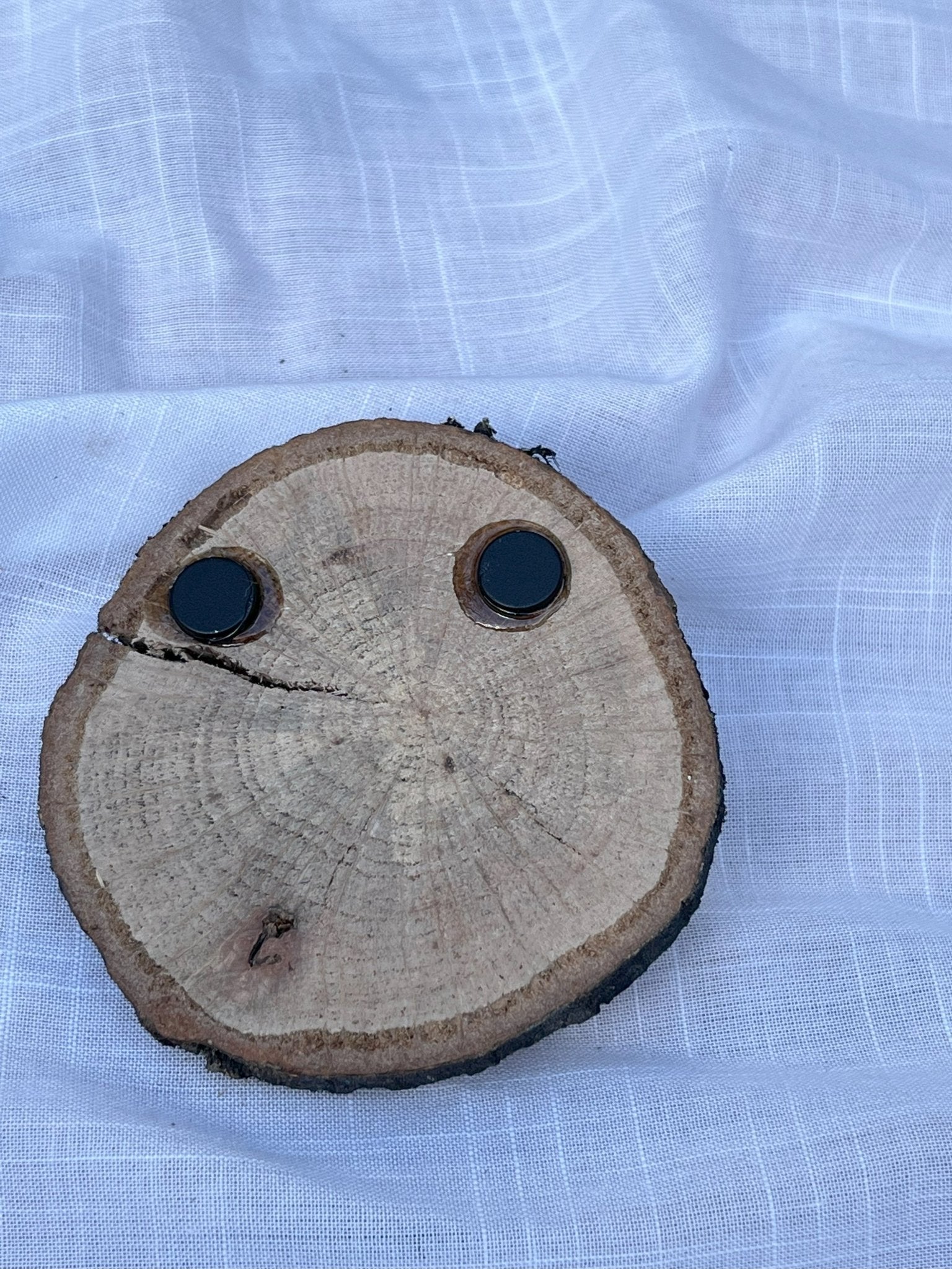 Mummy Zombie Magnet Wood and Clay Magnet - Rainbow In The Pines